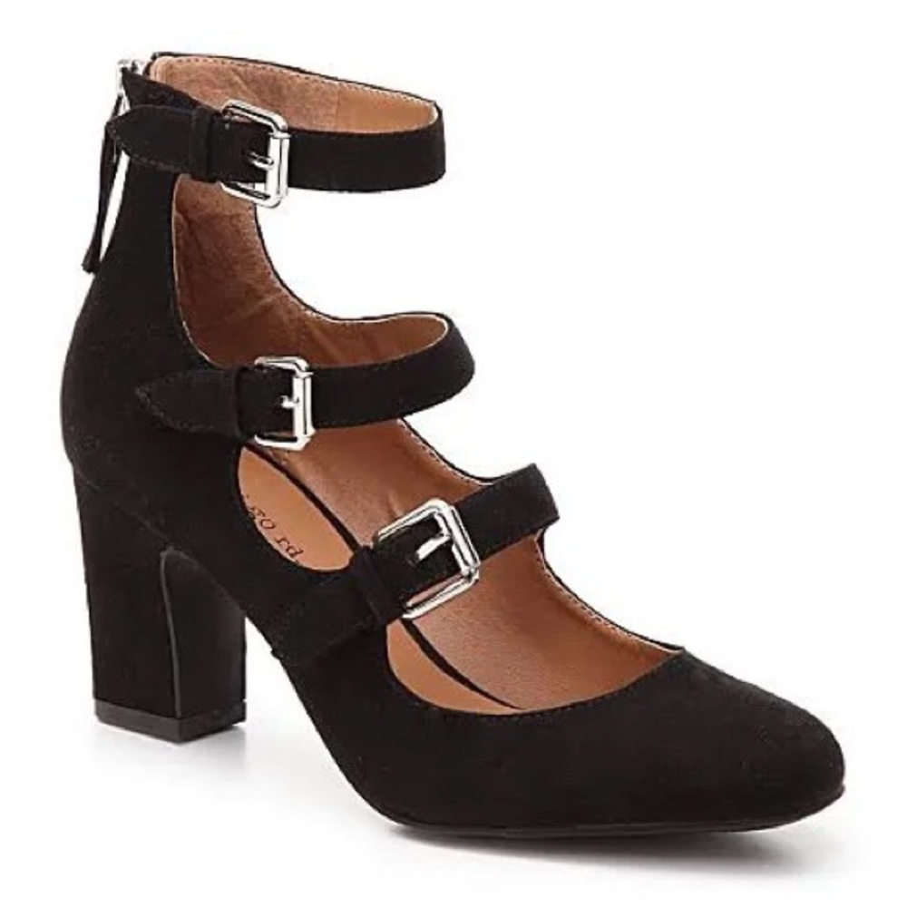 Indigo rd. strappy buckle heels - Picture 3 of 8